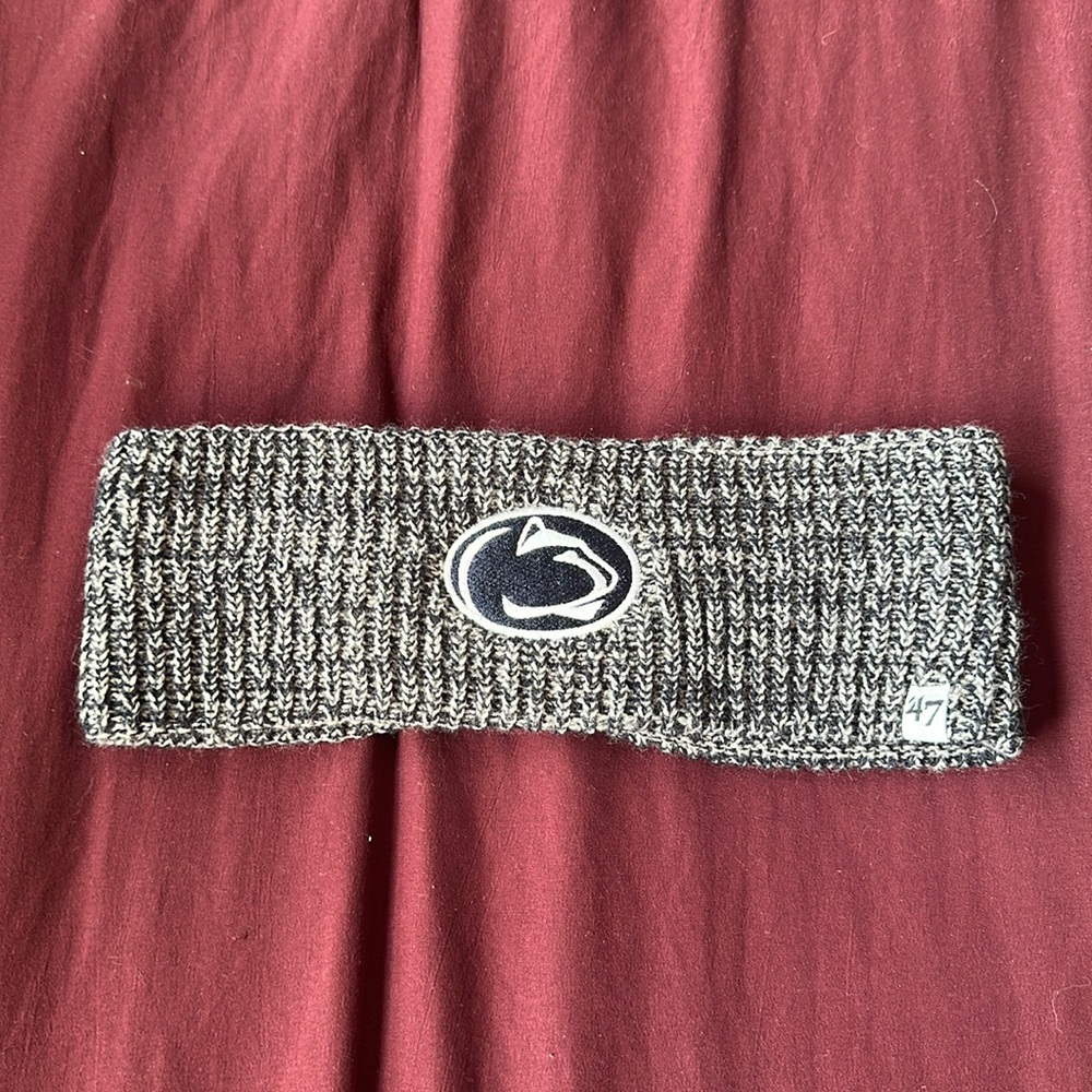 Penn State Winter Headband Ear-Cover Knit Piece